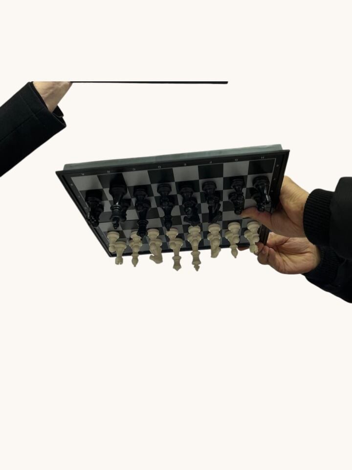 VRD10660 MIKNATISLI KATLANABİLİR SATRANÇ-VRD