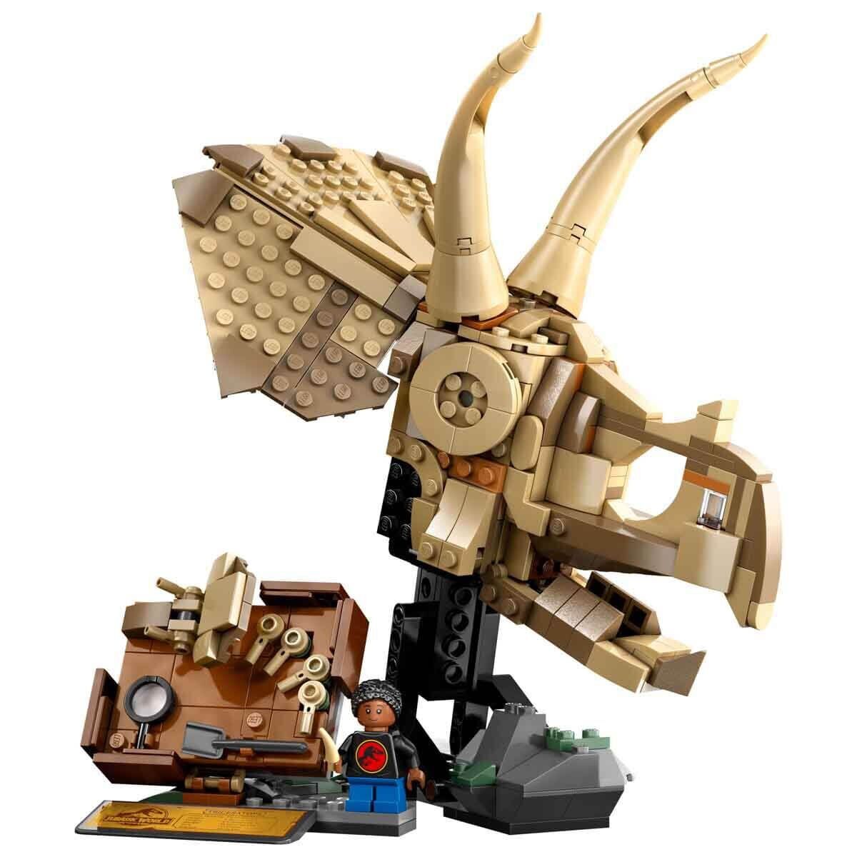 76969 LEGO® Jurassic World Dinozor Fosilleri: Triceratops Kafatasıı 468 parça +9 yaş