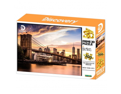 Prime 3D Discovery Brooklyn Köprüsü Yetişkin Puzzle 300 Parça