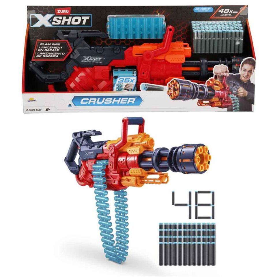 X-SHOT SÜNGER ATAN CRUSHER 48 MERMİLİ