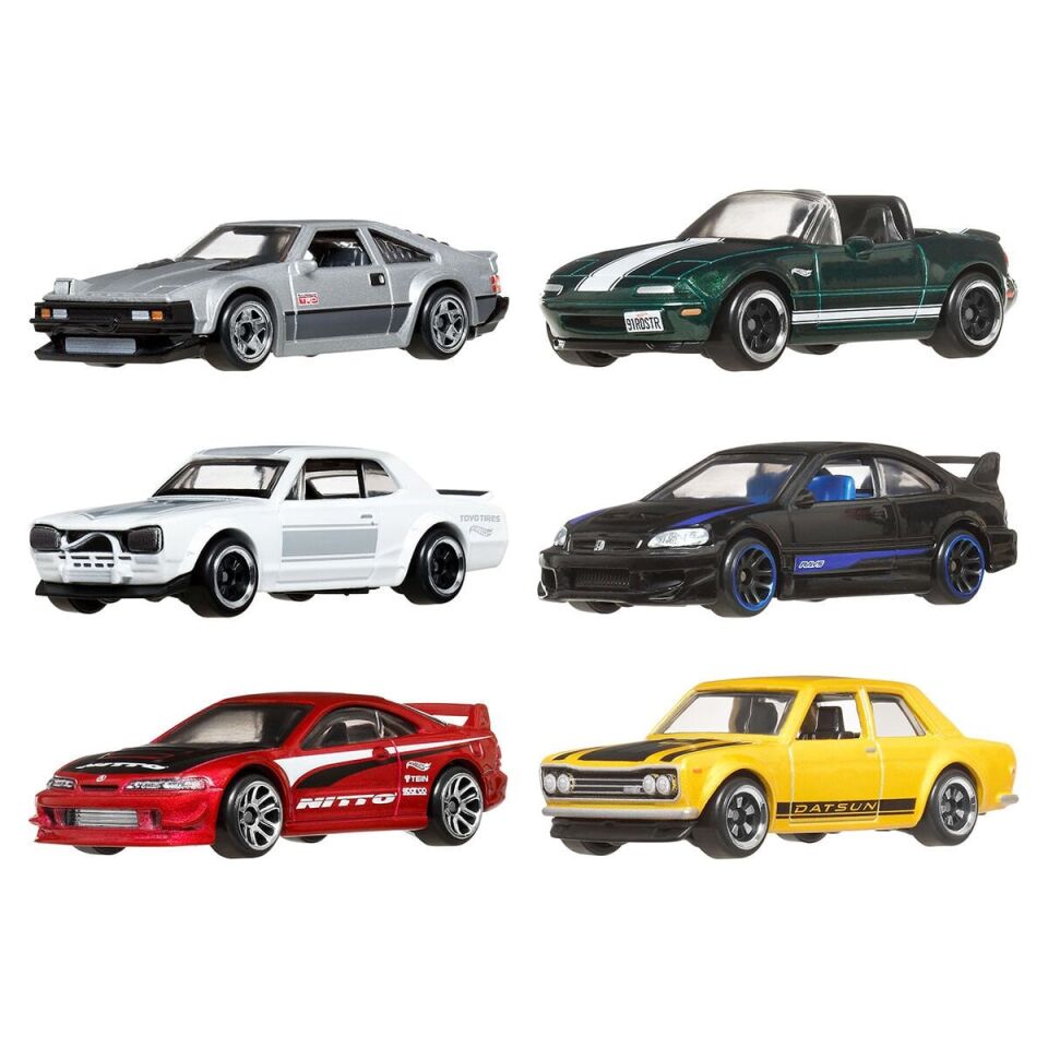 JBY77 Hot Wheels Japon Temalı Çoklu Arabalar