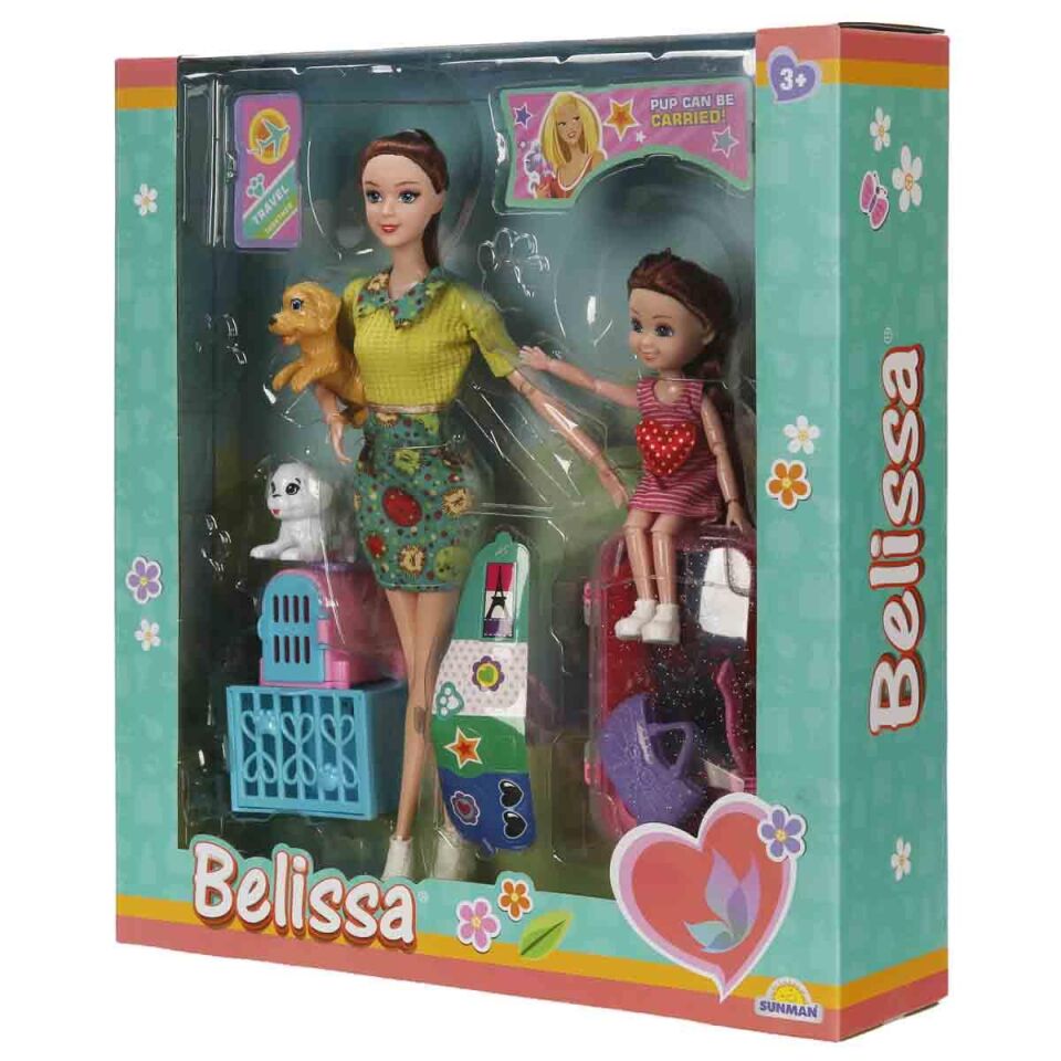 S00003046 BEBEK BELISSA VE ANNESİ YOLCULUKTA 30CM