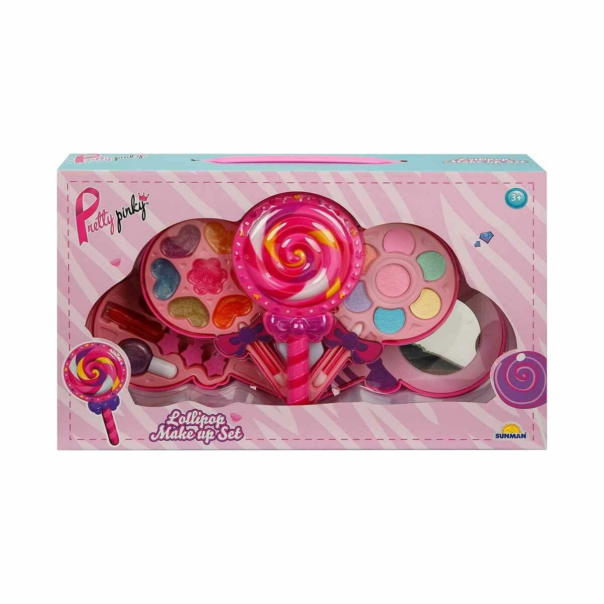 Pretty Pinky Lolipop Şekilli Dört Katlı Makyaj Güzellik Seti 2600