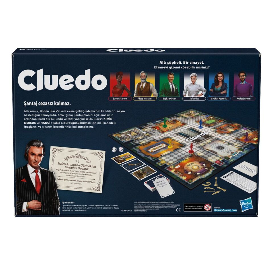 Hasbro Cluedo Kutulu Oyun F6420