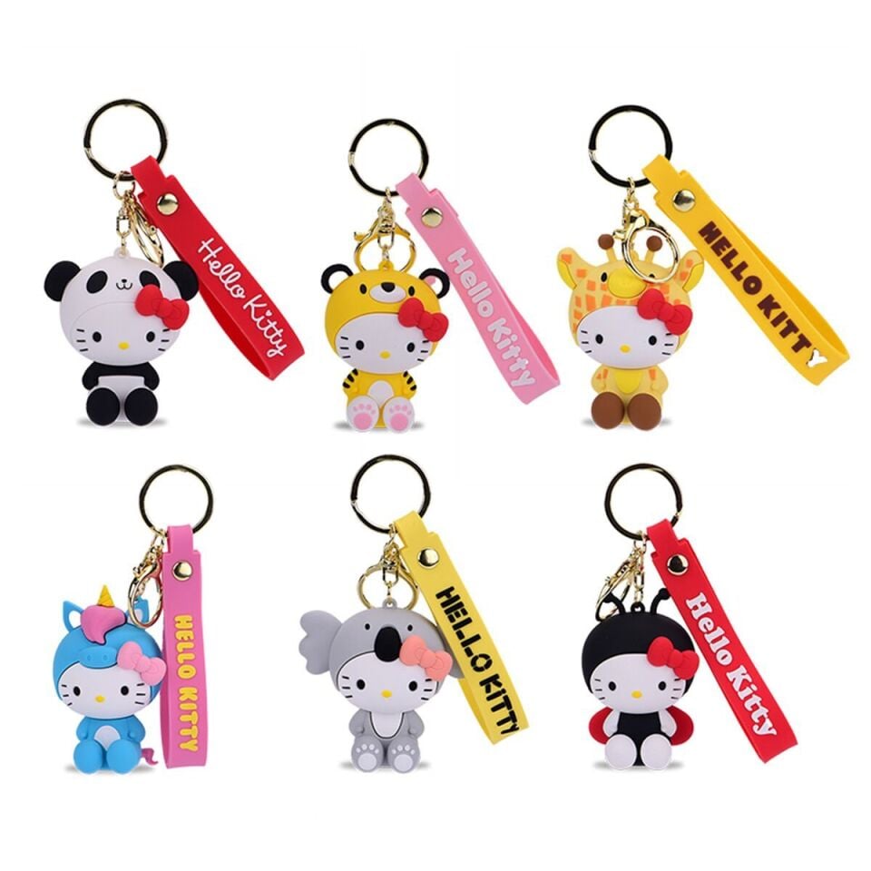 2465-0609 Hello Kitty Anahtarlık CDU8-114/CN24 – 136/CN24 – 3/FB25-7/FB25-53/CN2(Belirtilen fiyat, tekli satış için adet fiyatıdır.)