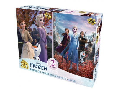 Prime 3D Disney Frozen İkili Puzzle 200 Parça