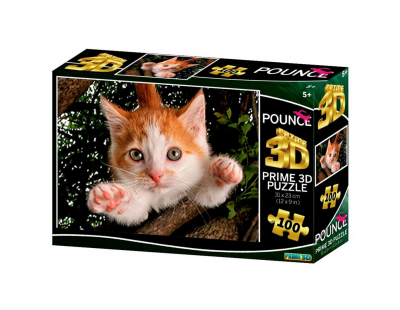 Prime 3D Kedi Pençesi Puzzle 100 Parça
