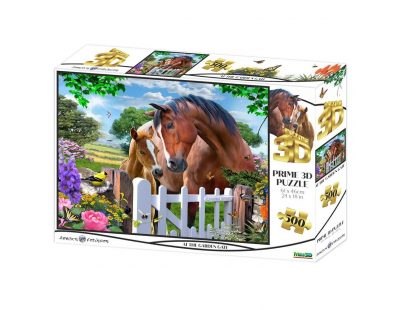 Prime 3D - At The Garden Gate 500 Parça Yetişkin Puzzle