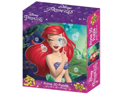 Prime 3D Disney Princess Deniz Kızı Ariel Puzzle 200 Parça