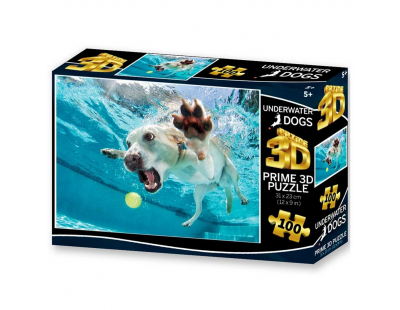 Prime 3D Su Altında Köpek Daisy Puzzle 100 Parça