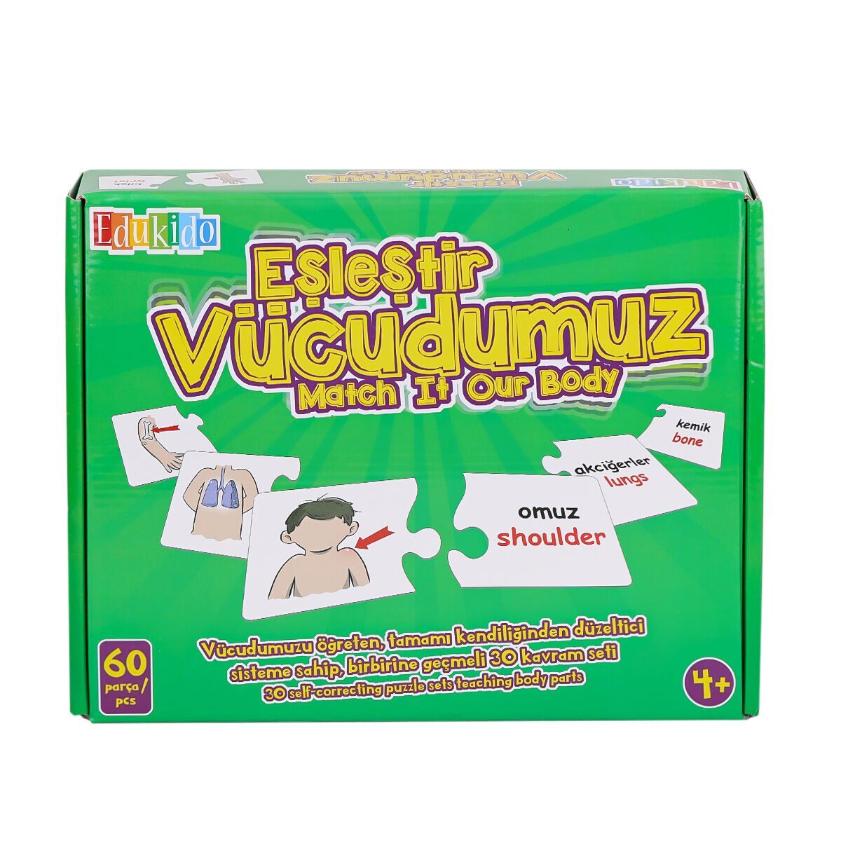 Edukido Eşleştir Vücudumuz
