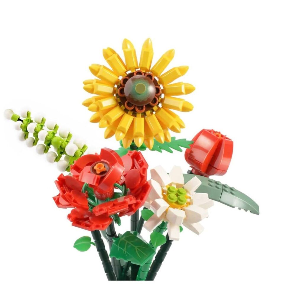 LZ1659 LOZ Eternal Flowers Serisi - ''Her Zaman Güneşe Doğru'' 568 Parça Yapım Seti