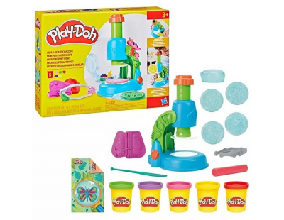 Play Doh Işıklı Mikroskop Oyun Seti