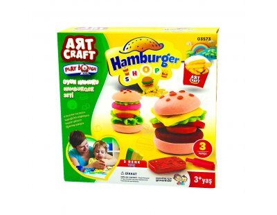 Dede Oyun Hamuru Hamburger Seti