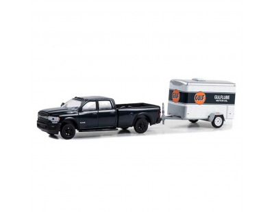 Greenlight 1/64 2023 Ram 2500 With Small Cargo Trailer