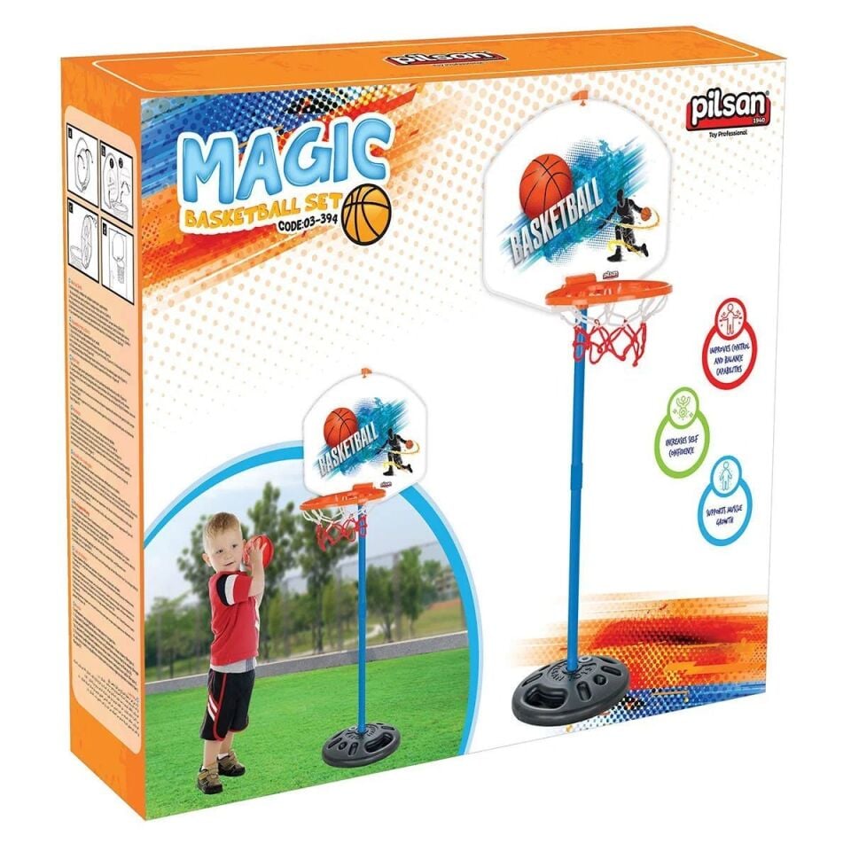 Pilsan 03-394 Magic Ayaklı Basketbol Seti