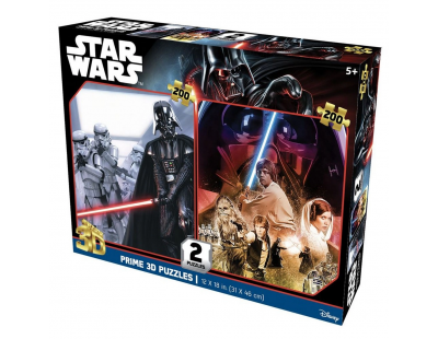 Prime 3D Star Wars Classic İkili Puzzle 200 Parça