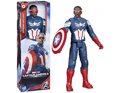 Marvel Studios Titan Hero Serisi Captain America Aksiyon Figürü 30 cm