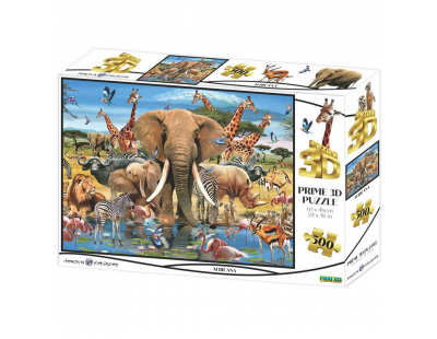 Prime 3D - Afrika 500 Parça Yetişkin Puzzle