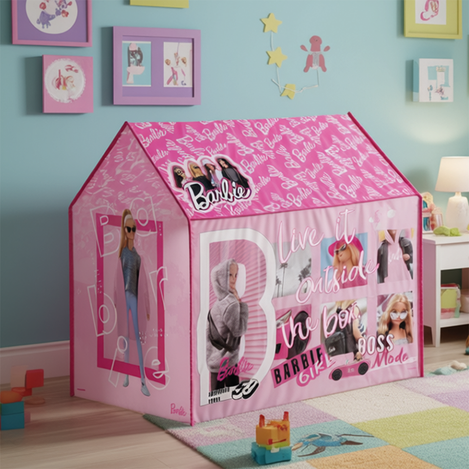 60910 GOKIDY BARBIE/HOTWHELS LİSANS OYUN ÇADIRI-OZA