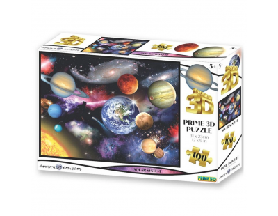 Prime 3D Solar Sistem Puzzle 100 Parça