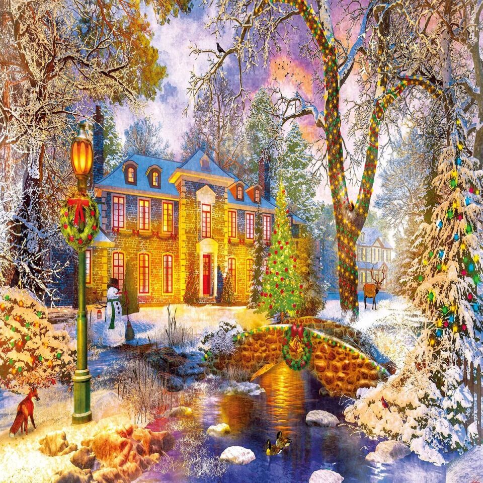 20819 PUZZLE 1000 The Festive Mansion