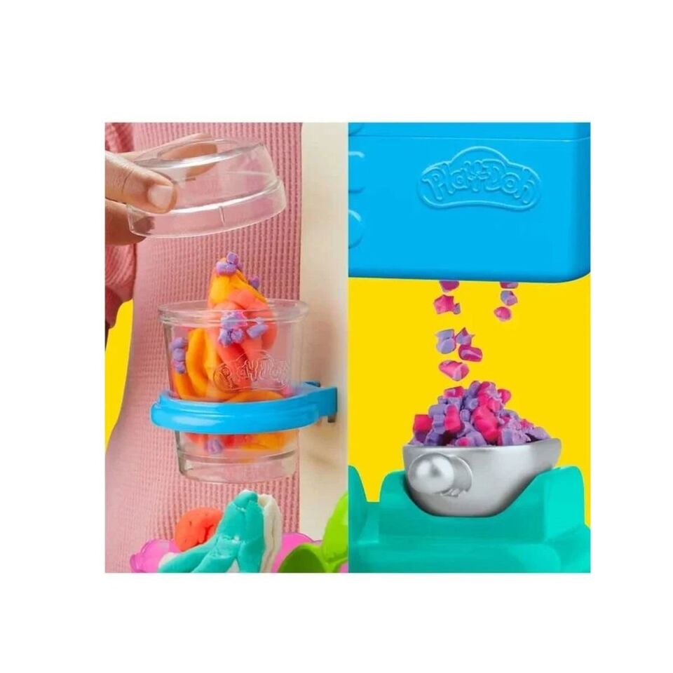 Play-Doh Gökkuşağı Girdaplı Dondurma Oyun Seti G0028
