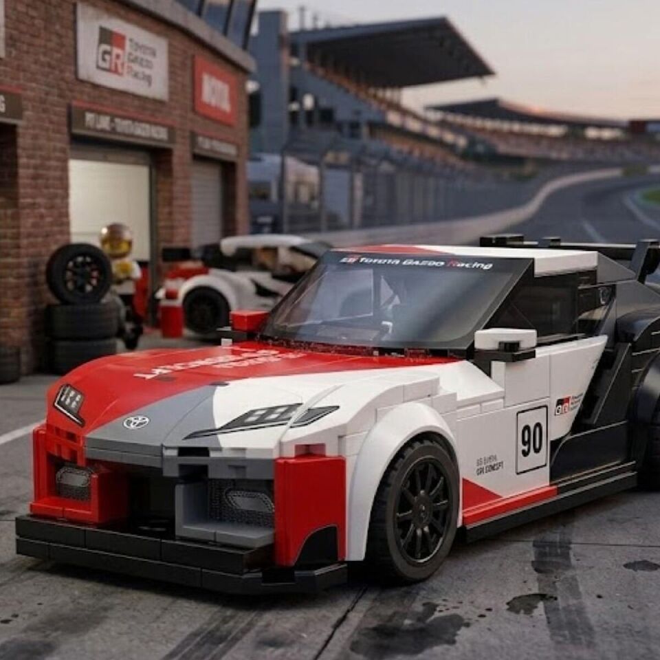 C55041W CADA TOYOTA GR SUPRA GT4 324 PARÇA BLOCK OYUNCAK