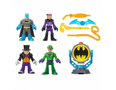 Imaginext DC Super Friends Bat-Tech Bat-Signal Figür Seti