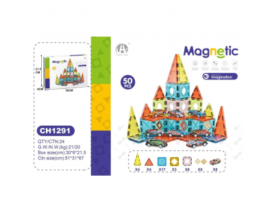 5.5CM Manyetik Blok 50 Parça