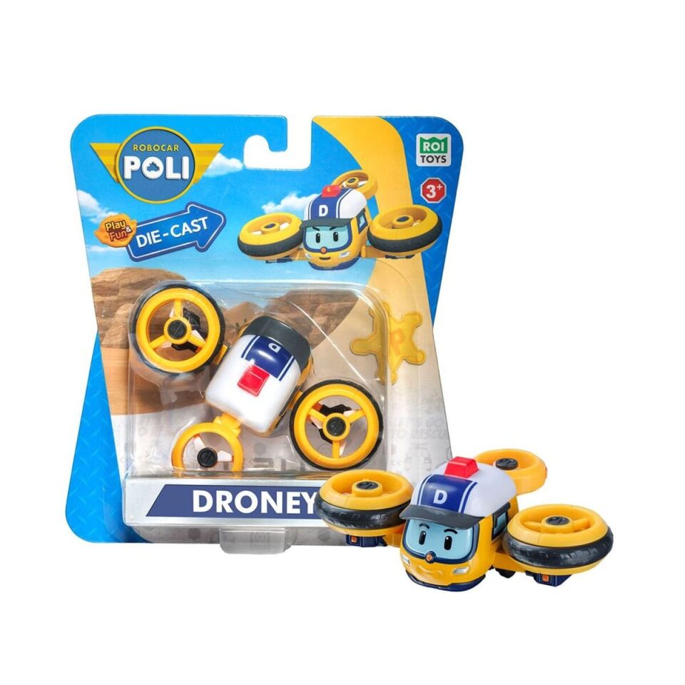 POLI/MRT-617 Robocar Poli Metal Araç Karakter Figürler Asorti