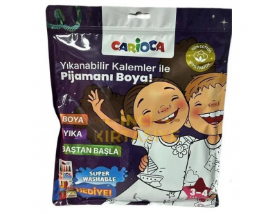 Kalem Hediyeli Boyanabilir Pijama 3-4 Yaş