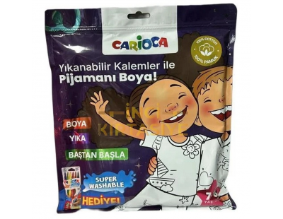 Kalem Hediyeli Boyanabilir Pijama 7-8 Yaş