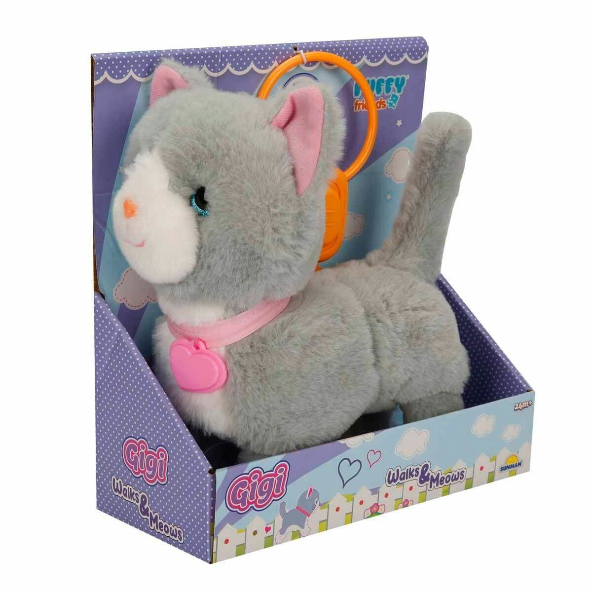 Puffy Friends Sesli ve Hareketli Sevimli Kedi Gigi 3375