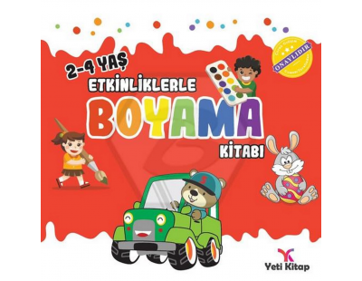 Etkinliklerle Boyama Kitabı 2-4 Yaş