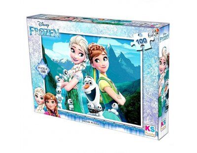 100 Parça Frozen Puzzle