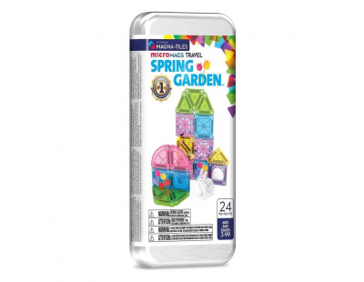 Magna Tiles Bahçe Seti Manyetik Bloklar Seyahat Boy 24 Parça