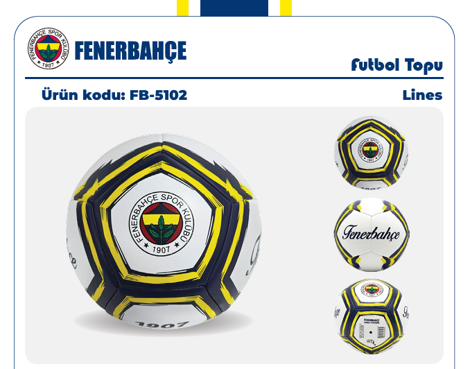 FB-5102 FENERBAHÇE FUTBOL TOPU LİNES-CNT