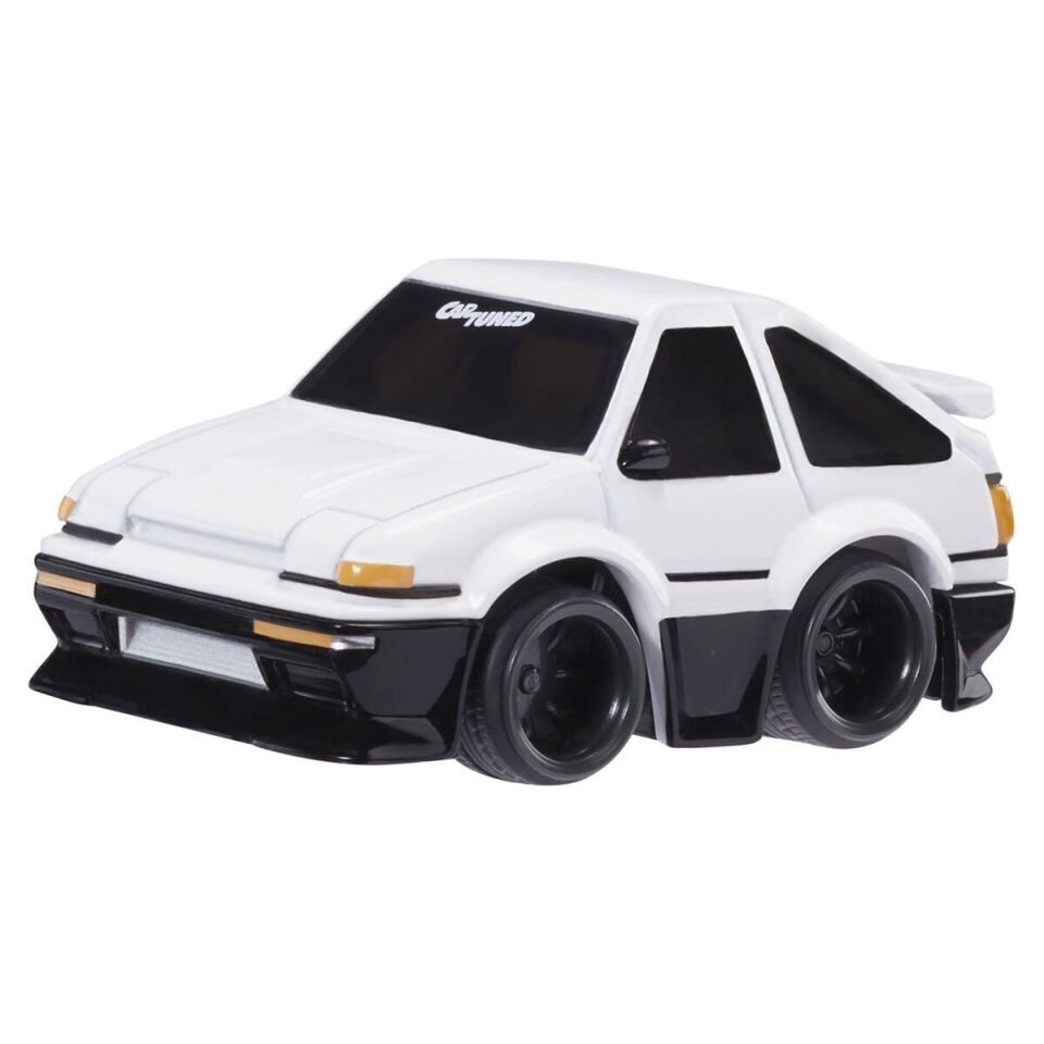 558835 CarTuned JDM 1985-87 Sprinter Trueno GT-Apex AE86 - Siyah Beyaz Araba