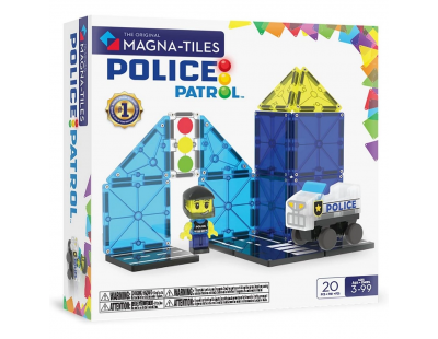 Magna Tiles Polis Devriyesi 20 Parça