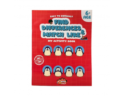 Find Differences Matc Like My Activity Book