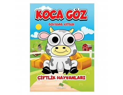 Koca Göz Çiftlik Hayvanları Boyama Kitabı