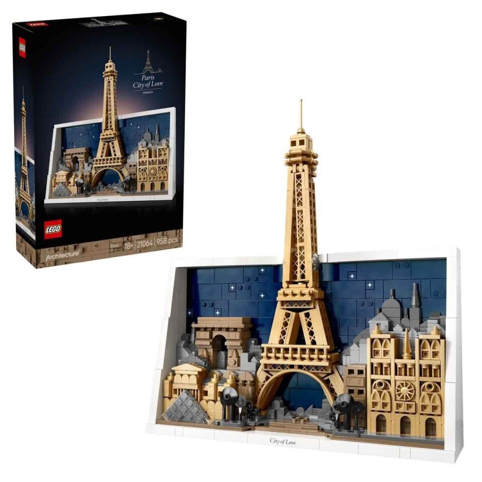 21064 Lego Architecture Paris - Aşıklar Şehri 958 parça +18 yaş