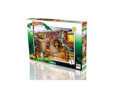 Ks Games Madagascar Puzzle 50 Parça