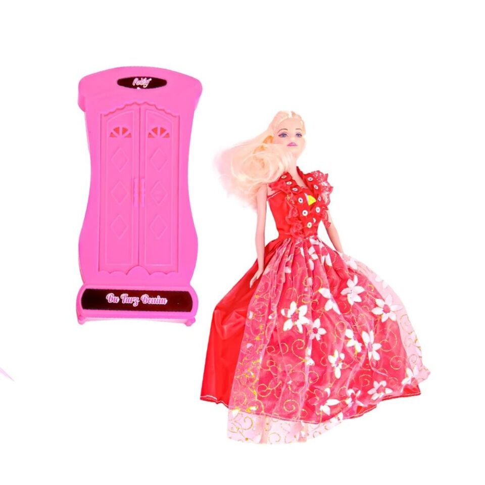 Anlily Bebek Aksesuarlı Dolaplı