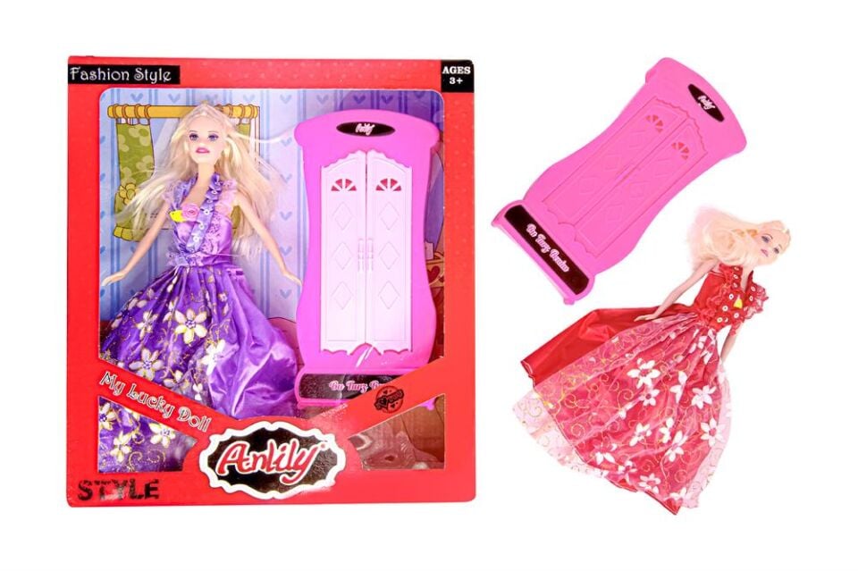 Anlily Bebek Aksesuarlı Dolaplı