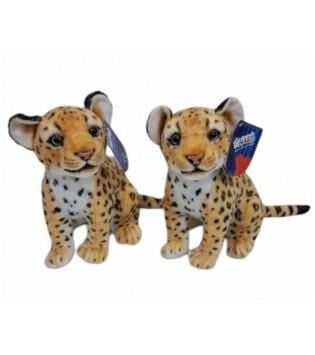 PL50134 25 CM OTURAN KÜÇÜK KAHVERENGİ LEOPAR-HLY