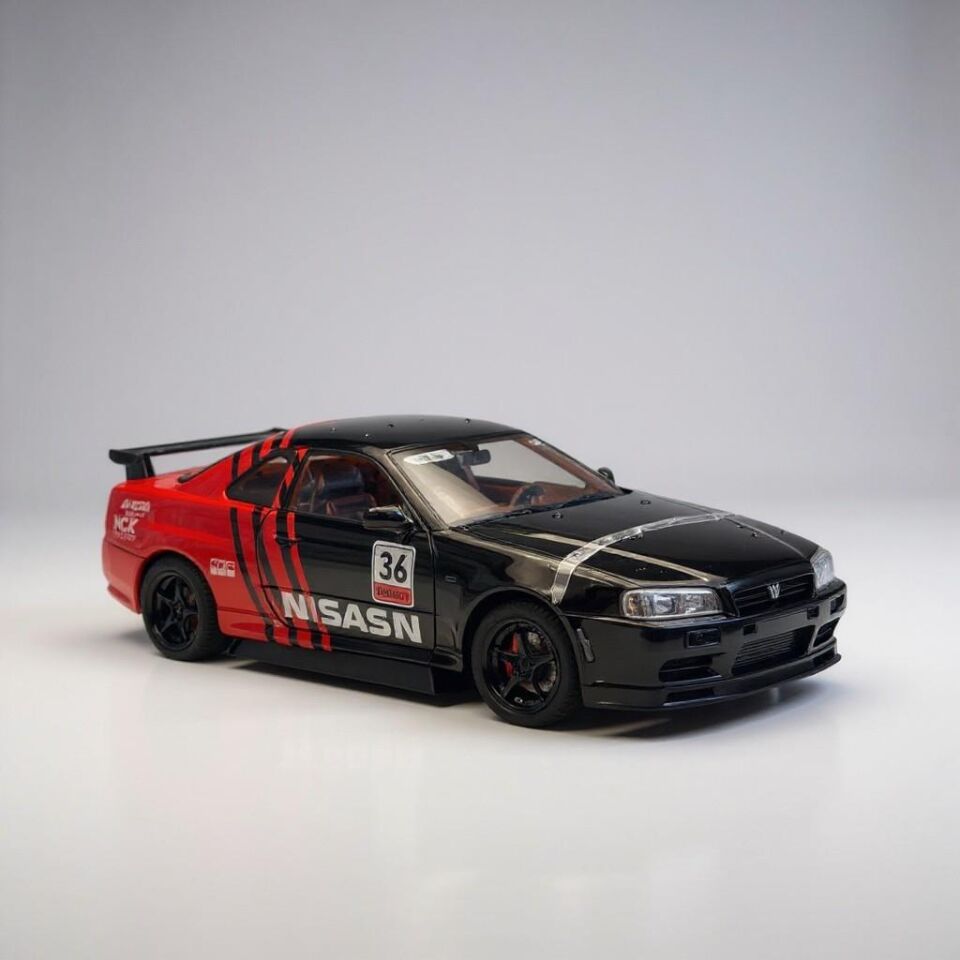 1901-412A HOBBIEZ WORLD 1/24 R34 RACING EDITIO-EKN