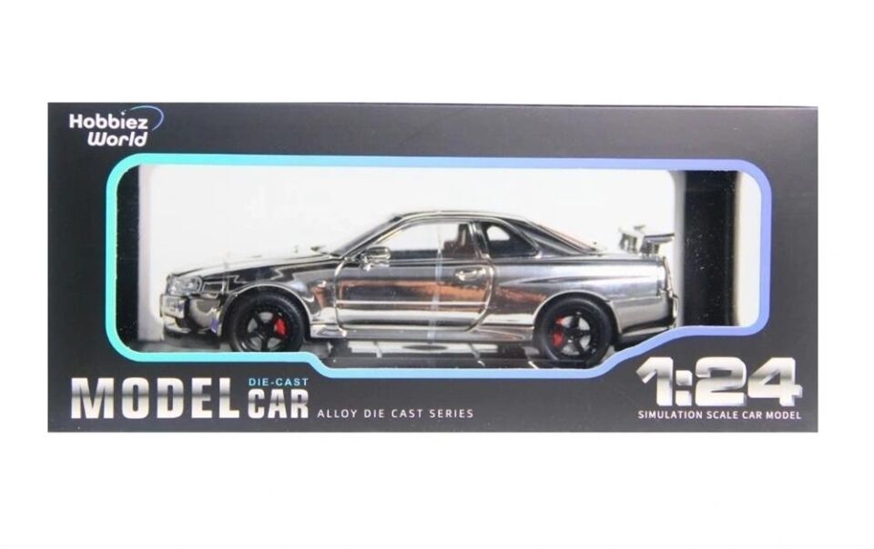 1901-300 HOBBİEZ WORLD 1/24 R34 SHİNNY COLORS-EKN