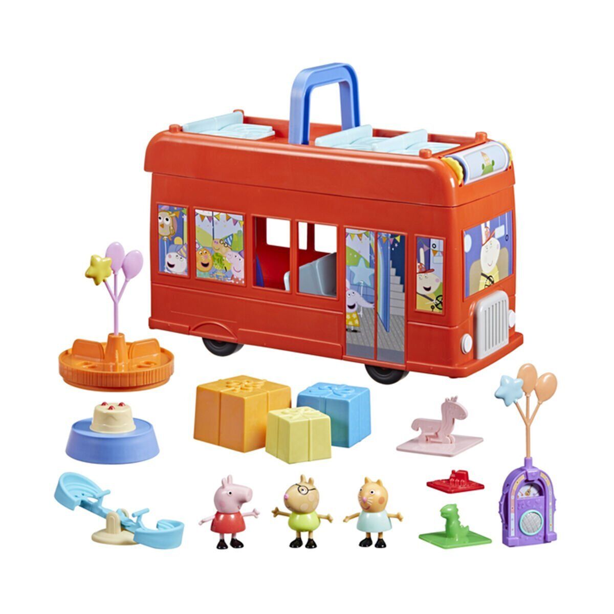 Peppa Pig 2'si 1 Arada Parti Otobüsü F8881